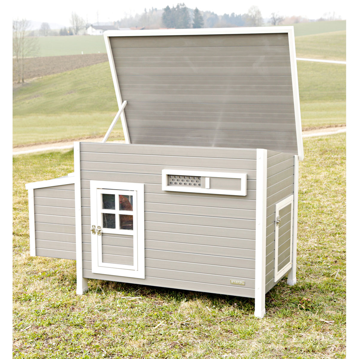 Kunststoffstall Barney 137 x 73 x 83 cm Bild 2