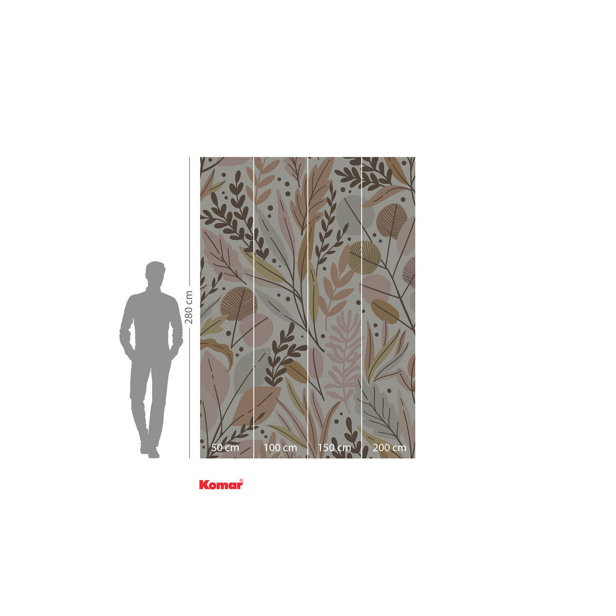 Komar  Vlies Fototapete Twigs 200x280 cm Bild 3