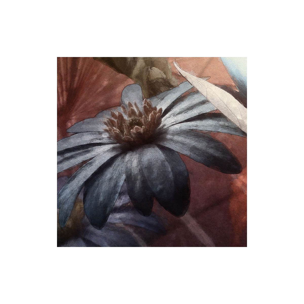 Komar  Selbstklebende Vlies Fototapete rund Flemish Flowers Durchmesser 125 cm Bild 4