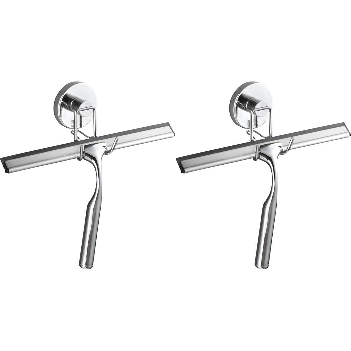 Wenko  Vacuum-Loc Duschabzieher 2er Set Befestigen ohne bohren