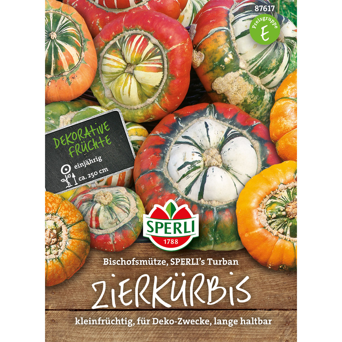 Sperli Zierkürbis Bischofsmütze Bild 1