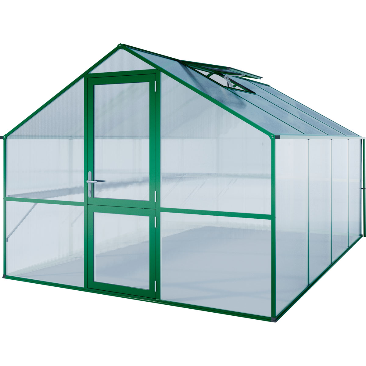 KGT Gewächshaus Orchidee IV 12,75m² grün Bild 2