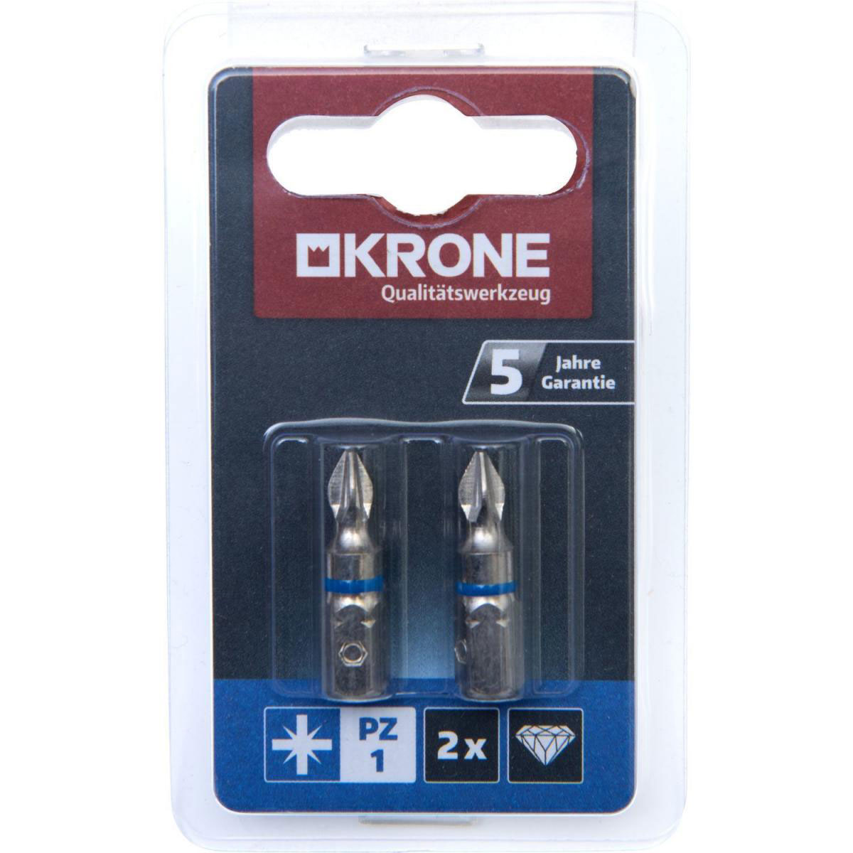 Krone Bit PZ1 Torsion und Diamant 2 Stück Bild 2