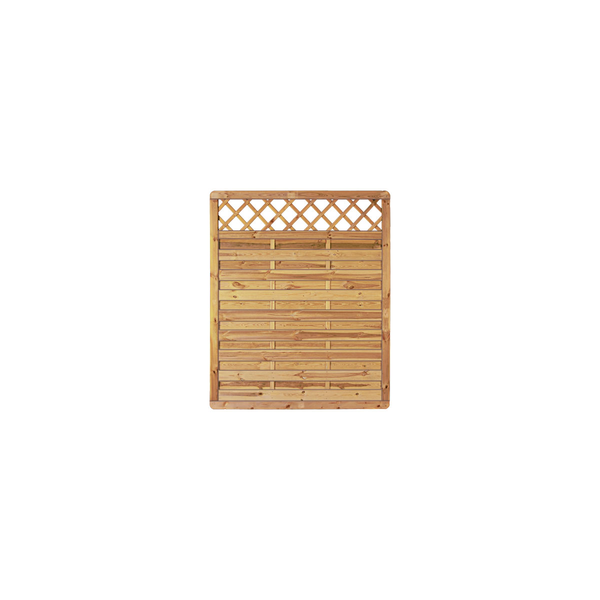 TETZNER & JENTZSCH Zaunserie „Avantgarde“, Ranki, 150 x 180 cm, Rahmen 45/68 mm, Lamellen glatt, geschraubt