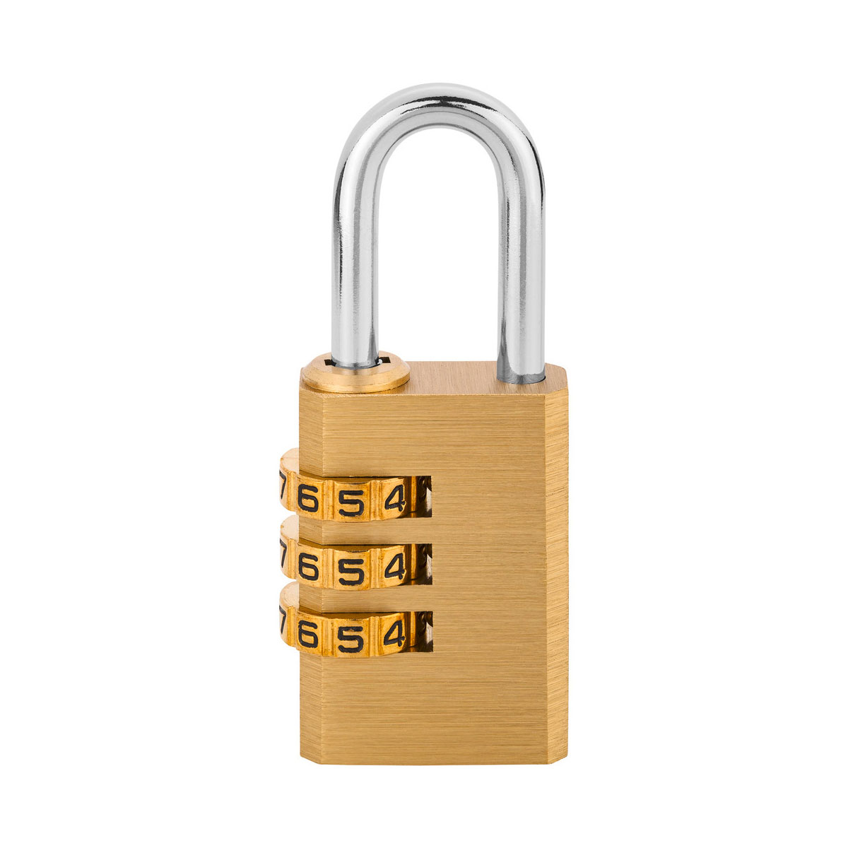 Burg Wächter Zahlen-Vorhängeschloss Combi 80 73,6 30,8 x 73,6 x 15,8 Messing 30,8 x 73,6 x 15,8 Bild 2