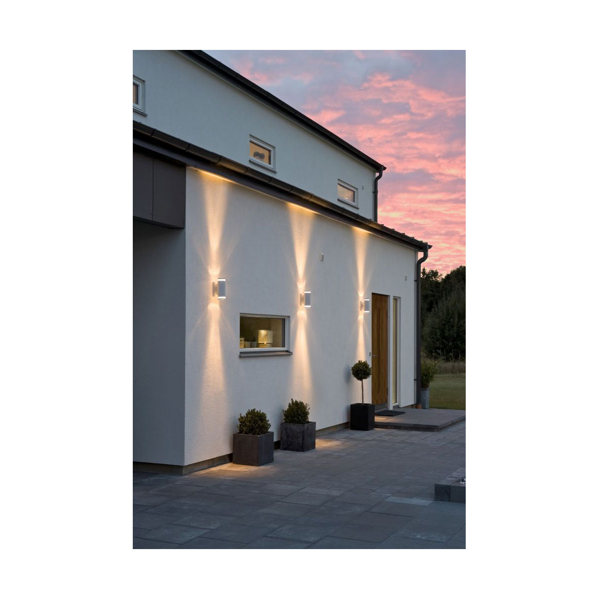 Konstsmide Außenwandleuchte Modena weiß Bild 3