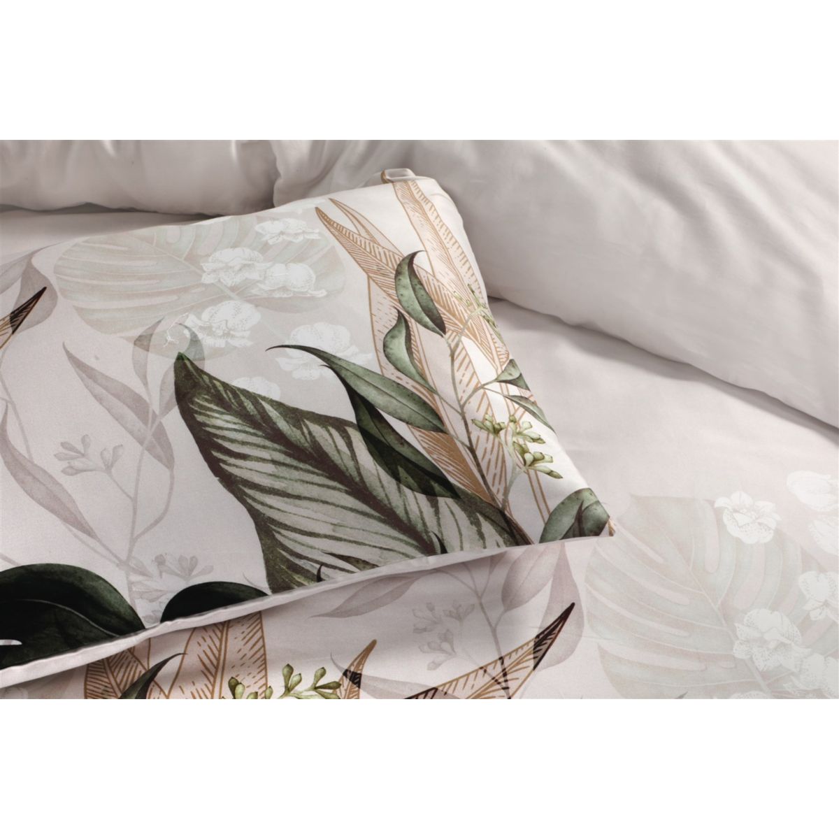 Bettwäsche Vayda 125-NL Multi / Beige 140cm x 240cm / 60cm x 70cm Bild 4