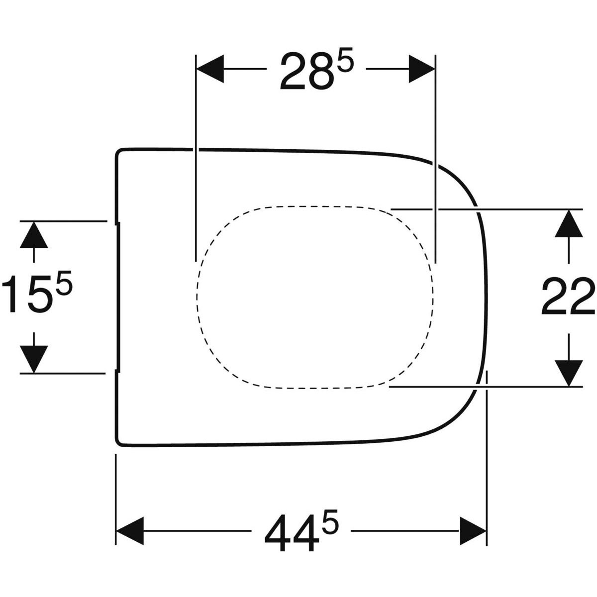 Geberit WC-Sitz Renova weiß mit Absenkautomatik Bild 5