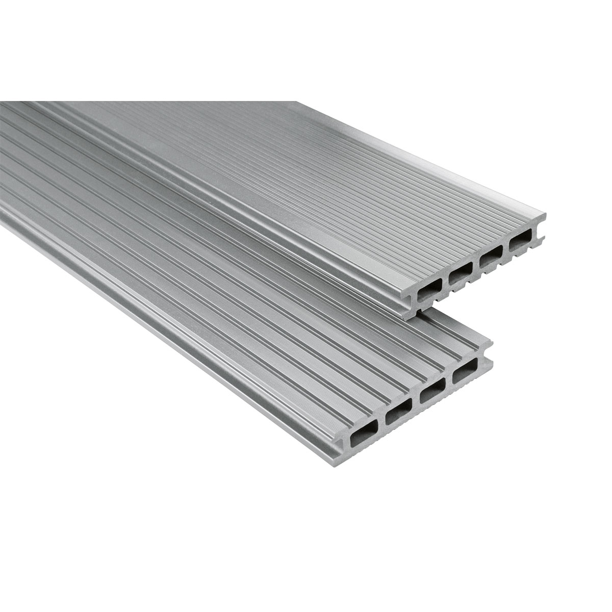 Kovalex WPC-Terrassenpaket matt grau 300 x 300 cm Bild 1