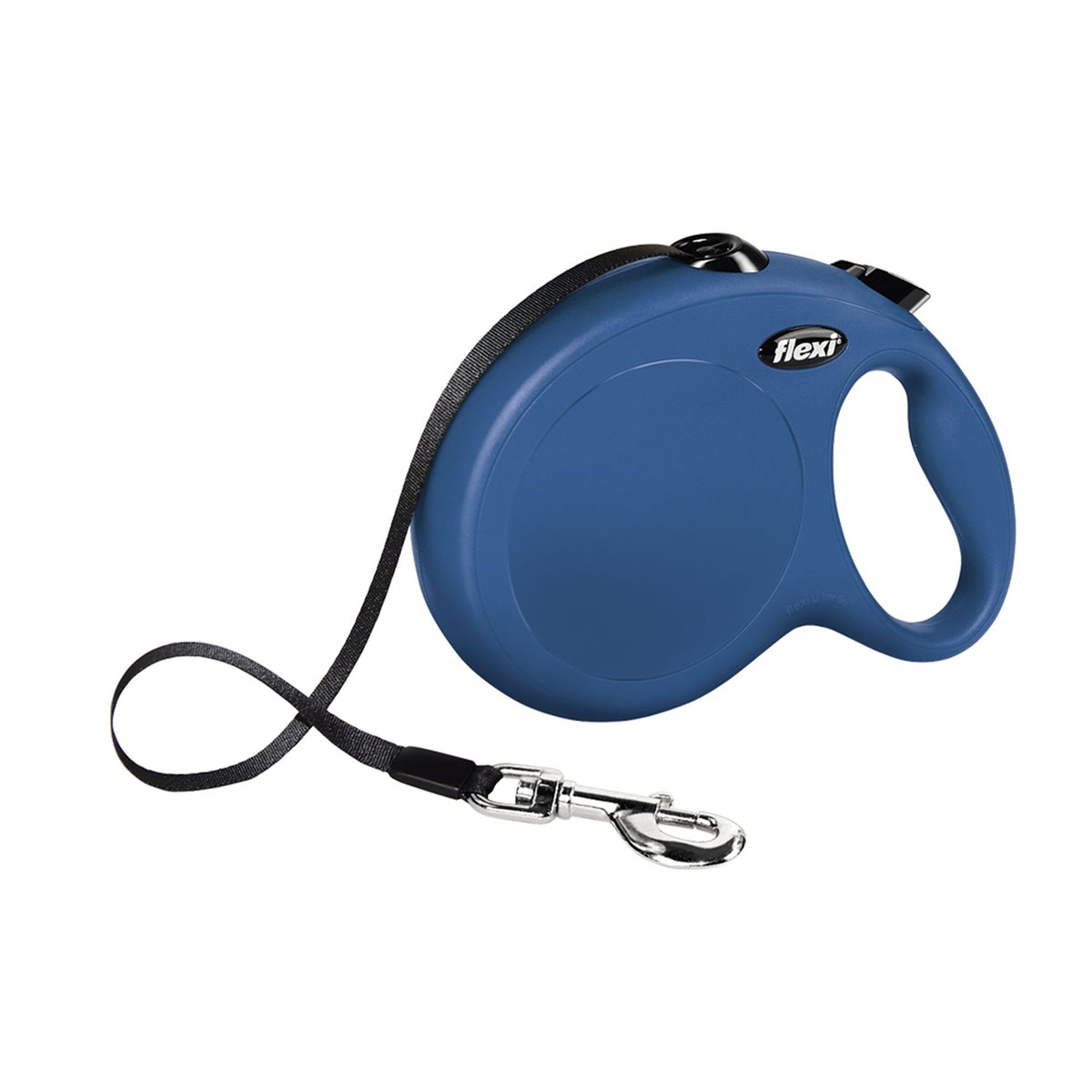 Flexi  Dog Gurt-Leine New Classic blau L 8m/50kg