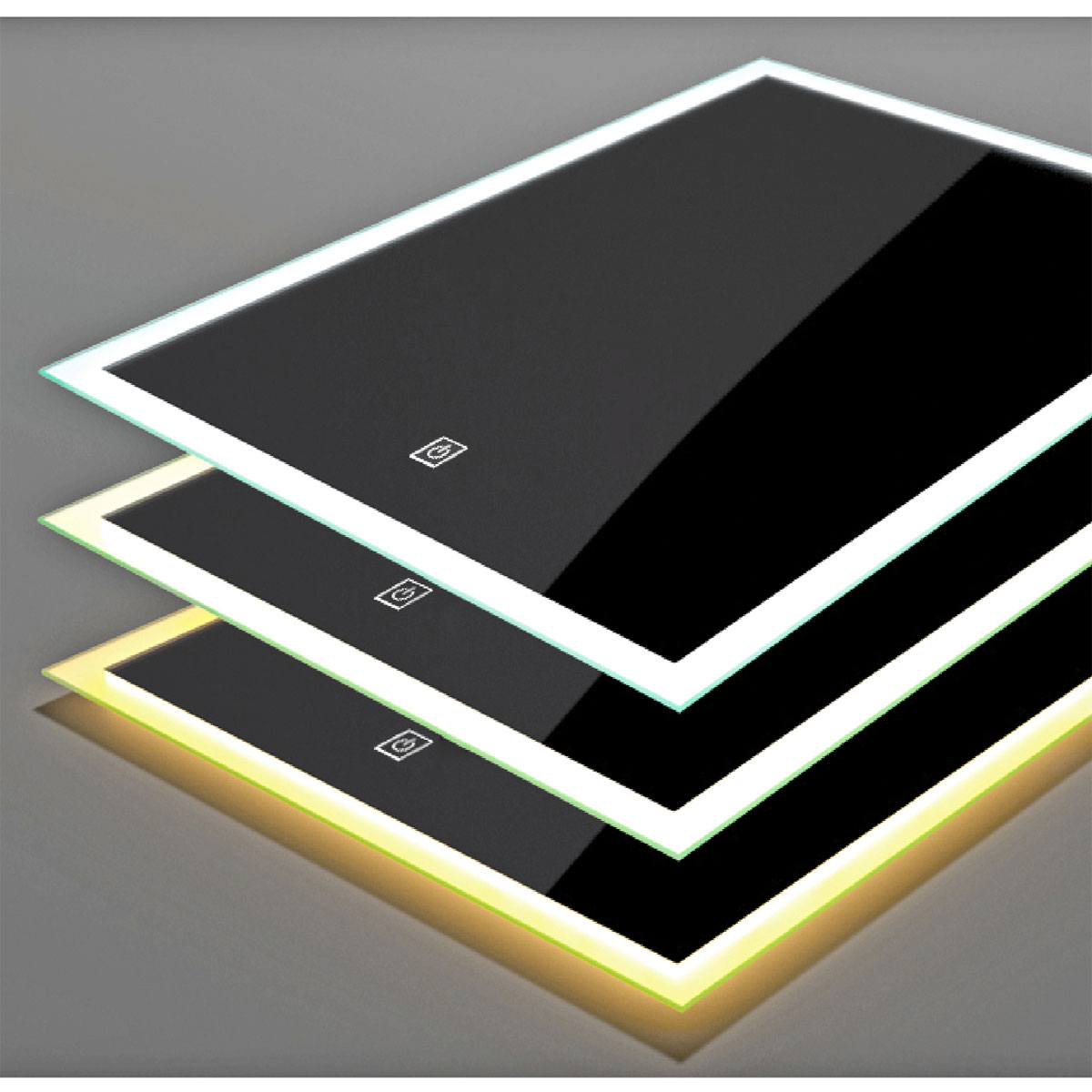 Valblue LED Spiegel Frame ca 60 x 80 cm Touch-Sensor dimmbar Bild 4