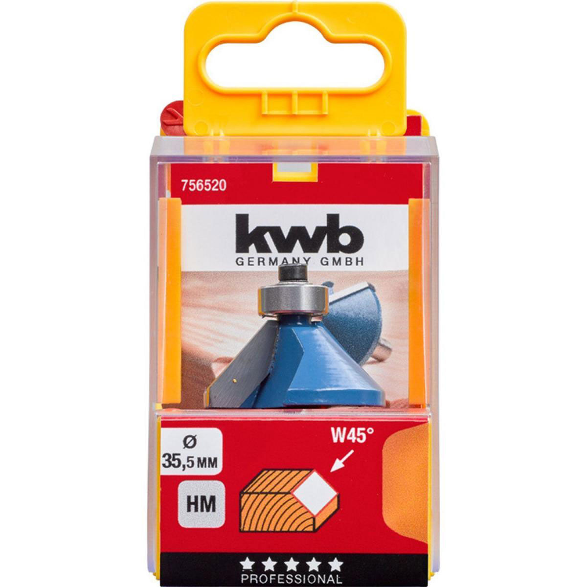 kwb  Fasenfräser mit Anlaufkugellager Bild 2