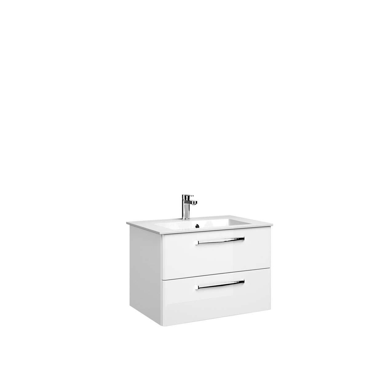 Pelipal Waschtischunterschrank Trentino weiß hochglanz Bild 1