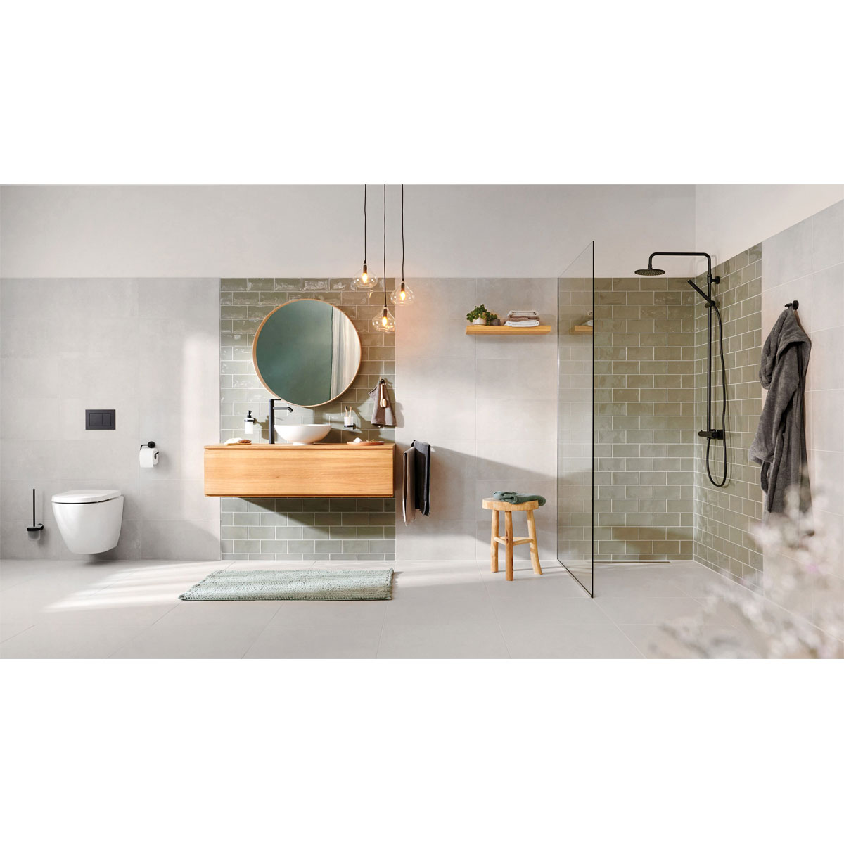 Tesa Handtuchhalter Moon mattschwarz Bild 8