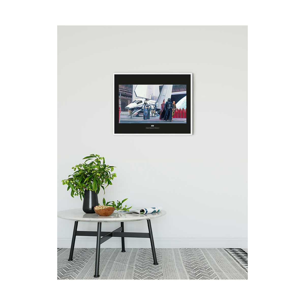 Komar  Wandbild Star Wars Classic Death Star Shuttle Dock 70x50 cm