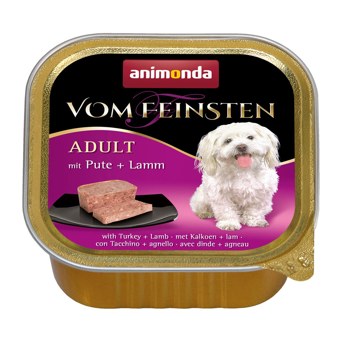 animonda Vom Feinsten  Dog Adult mit Pute Lamm 150g
