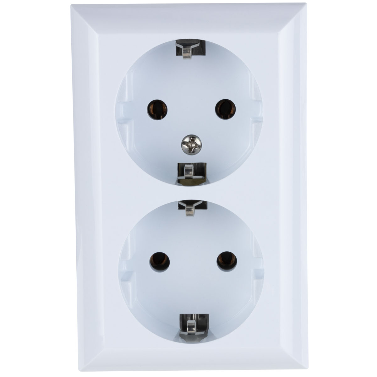 REV Ritter AP-Schalterprogramm PlanoLuxe weiß Steckdose 2-fach