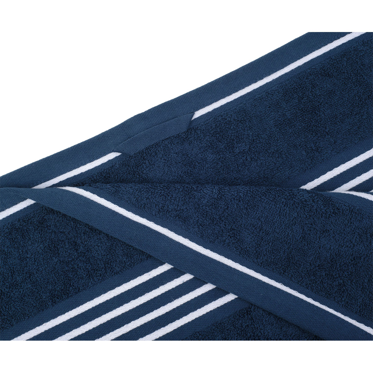 Gözze Frottier-Handtuch Rio 50 x 100 cm dunkelblau vollfarbig Bild 2