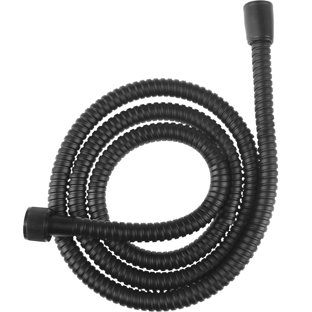 Cornat Brauseschlauch Edelstahl 1,5 m schwarz matt Bild 1