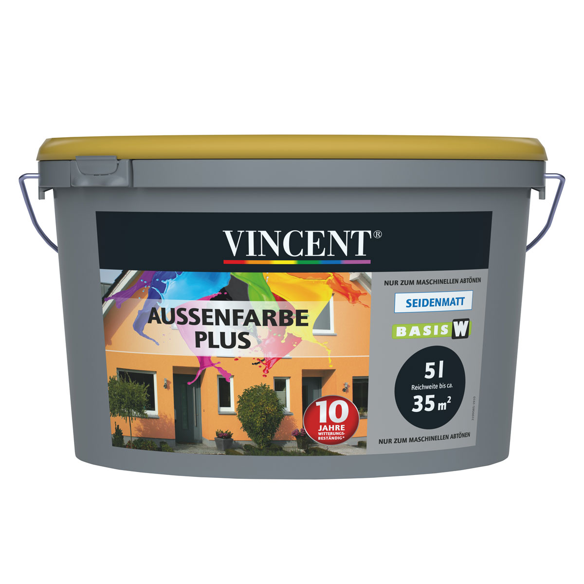 Vincent  FassadenfarbeAussenfarbe Plus MIX IT! 5 l