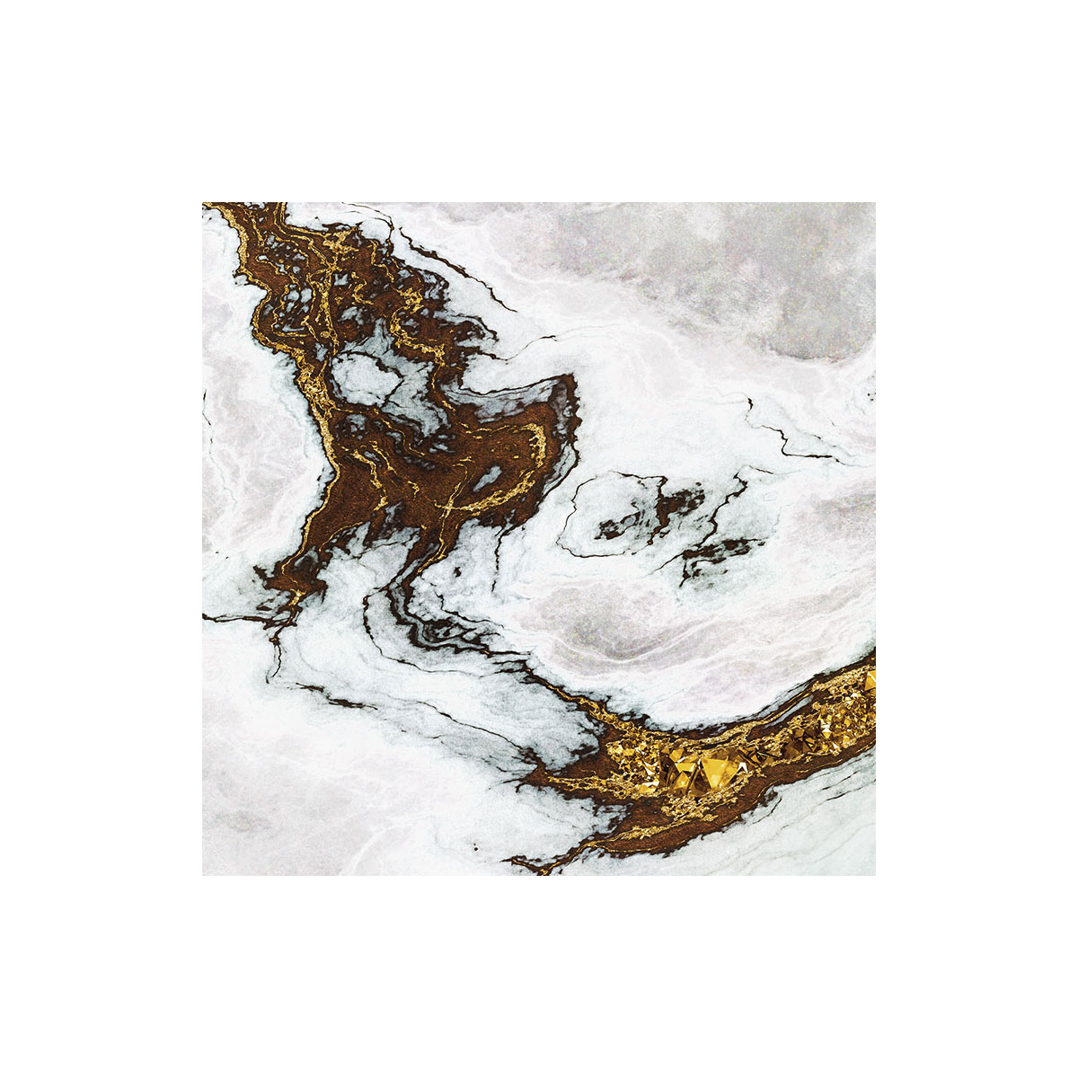 Komar  Selbstklebende Vlies Fototapete rund Marble Vibe Durchmesser 125 cm Bild 4