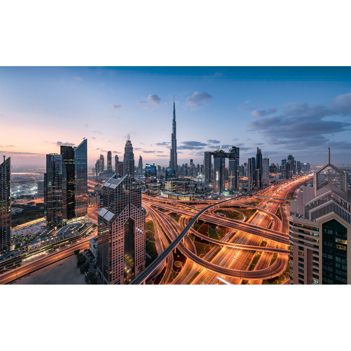 Komar  Vlies Fototapete Lights of Dubai 450x280 cm Bild 2