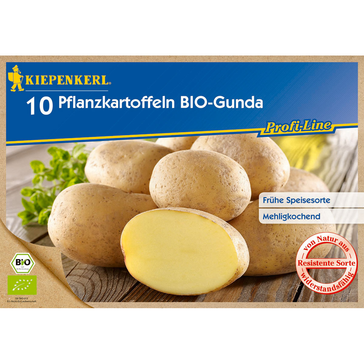Kiepenkerl BIO Pflanzkartoffeln Gunda 10 Stück Bild 1