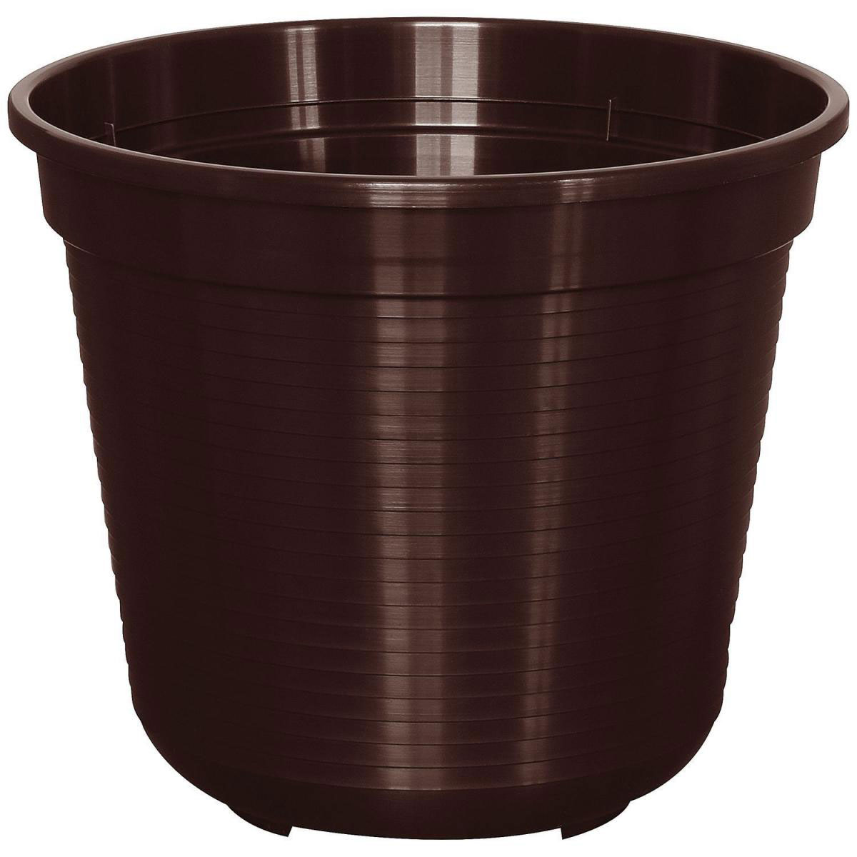 Geli Blumentopf Kunststoff 24 cm braun