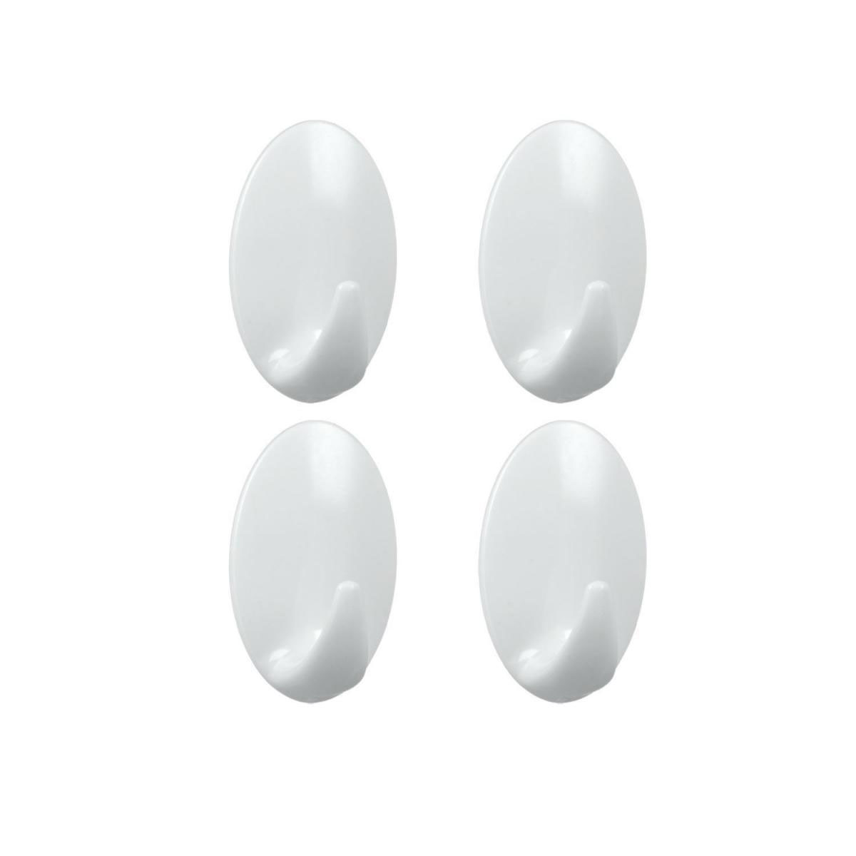 Metaltex Hafthaken 4er-Set oval