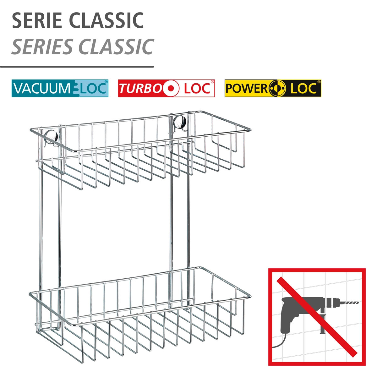 Wenko Wandregal Classic 2 Etagen Bild 4