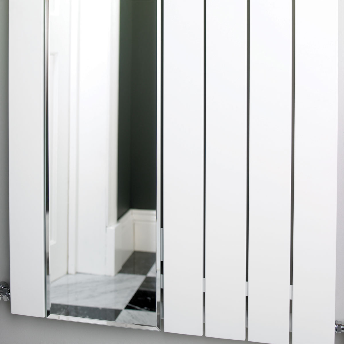 Ximax  Raumheizkörper P1 Spiegel 1800 x 670 mm 990 Watt Weiß Bild 2