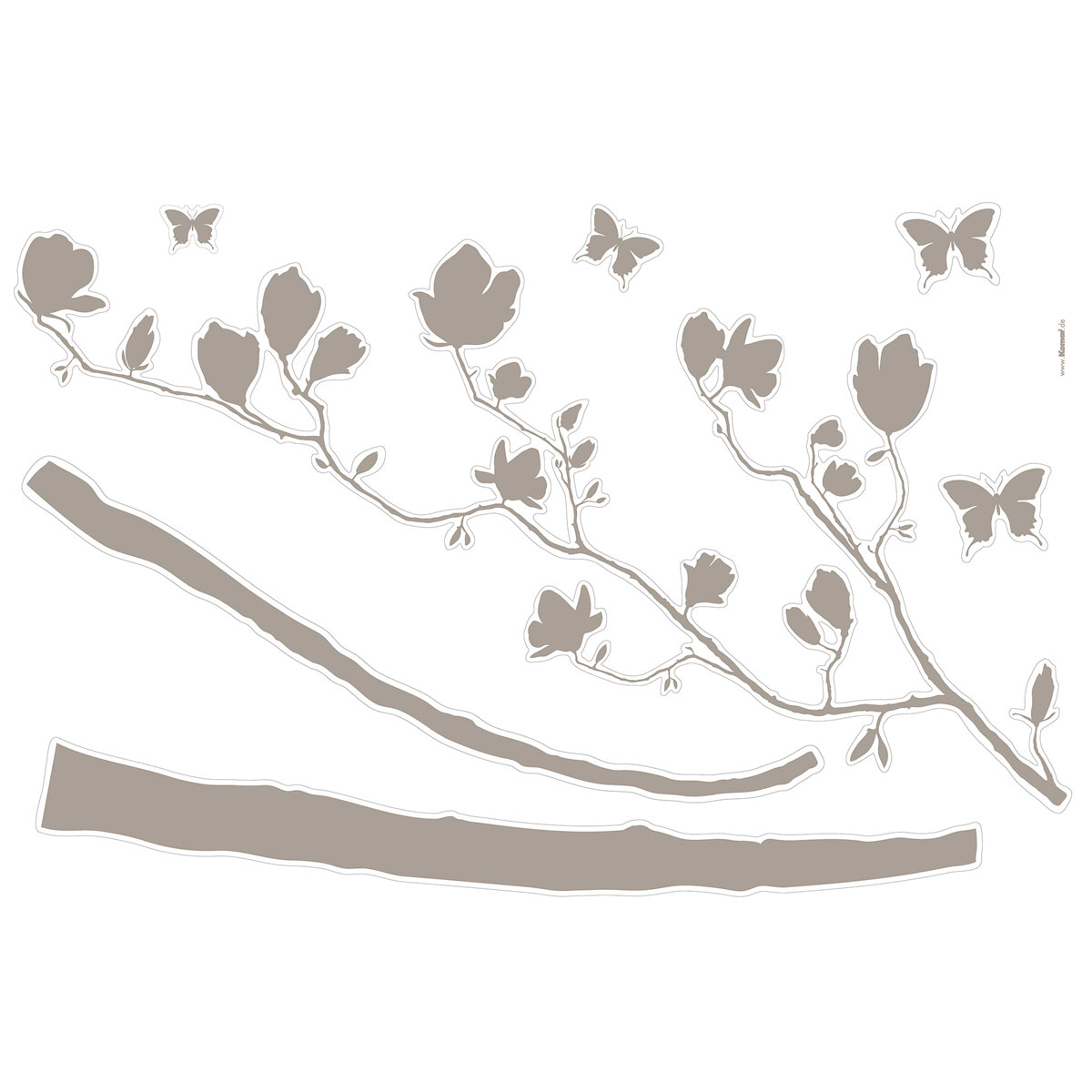 Komar  Wandtattoo Arabesque 100x70 cm Bild 2