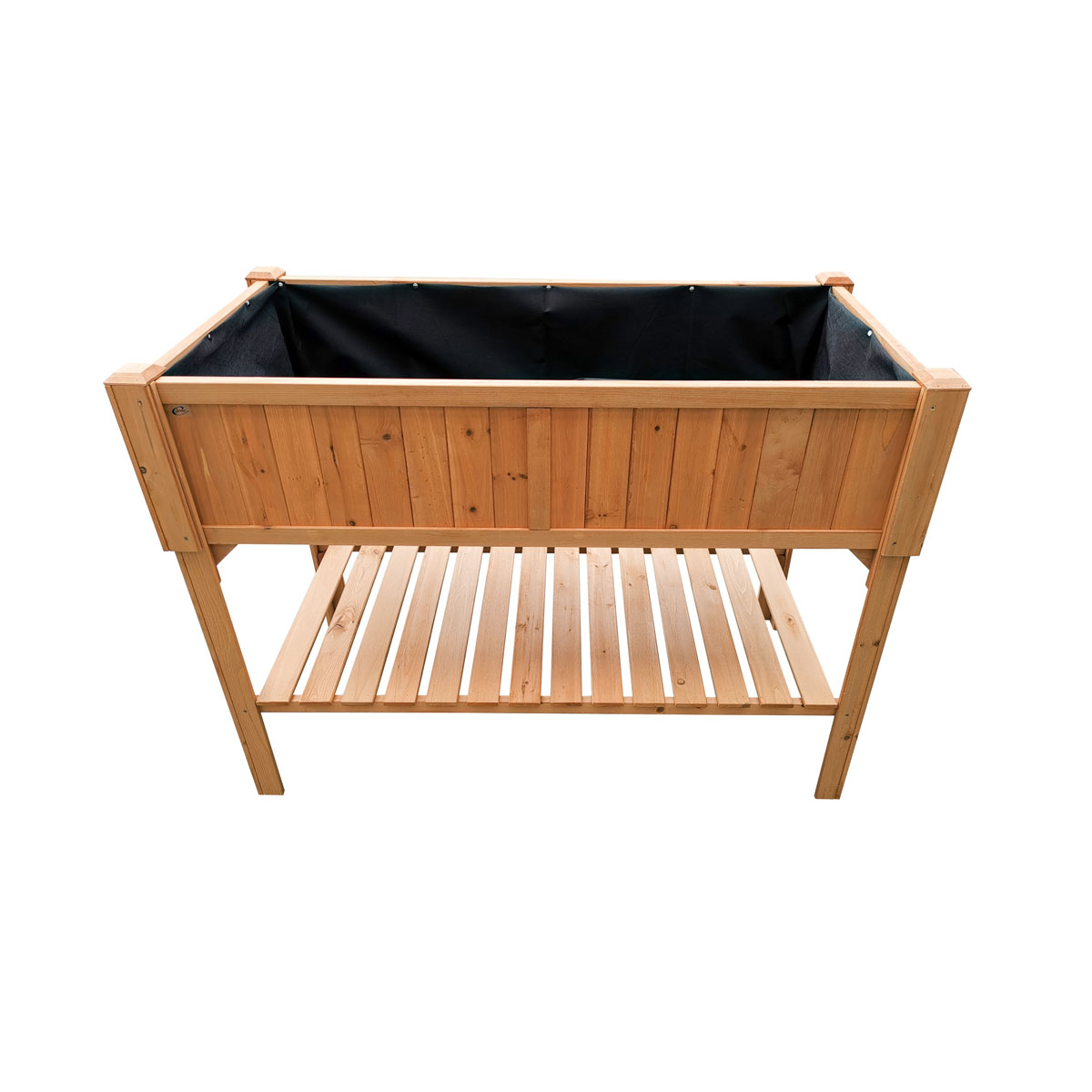 Coemo Hochbeet Kräuterbeet mit Pflanzfolie 120 x 60 x 90 cm Bild 2