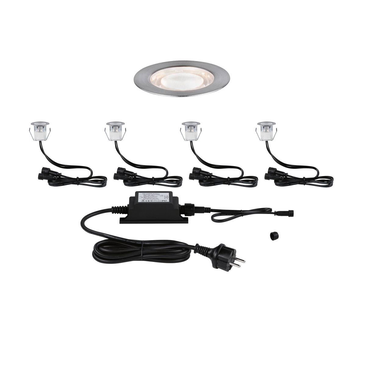 Paulmann  Outdoor Link Light Set BodenEBL 4x0,6W IP67 3000K 12V Bild 1