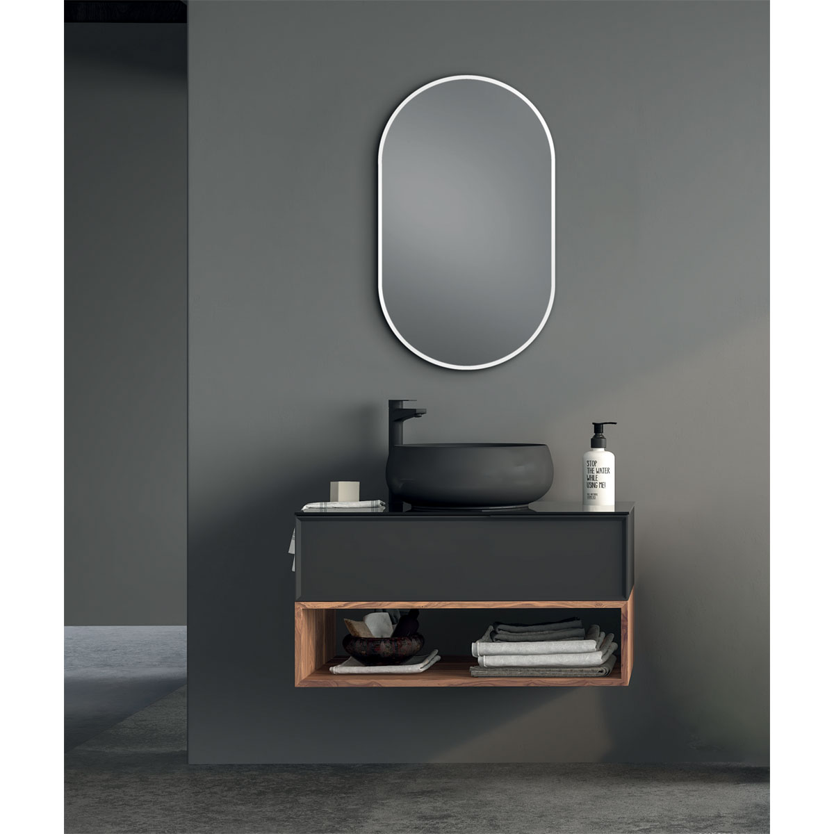 Valblue Design Wandspiegel Laurin weiß matt 45 x 75 cm Bild 3