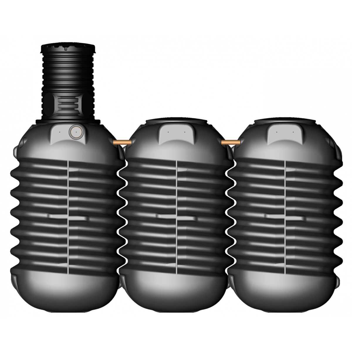 4rain Erdtank Modularis inkl Schachtverlängerung 7500 L Bild 1