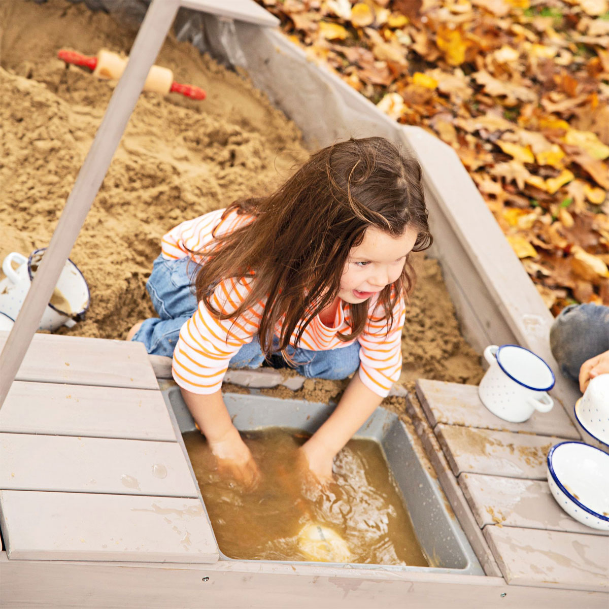 Sandkasten Boot 65 x 109 x 154 cm Bild 9