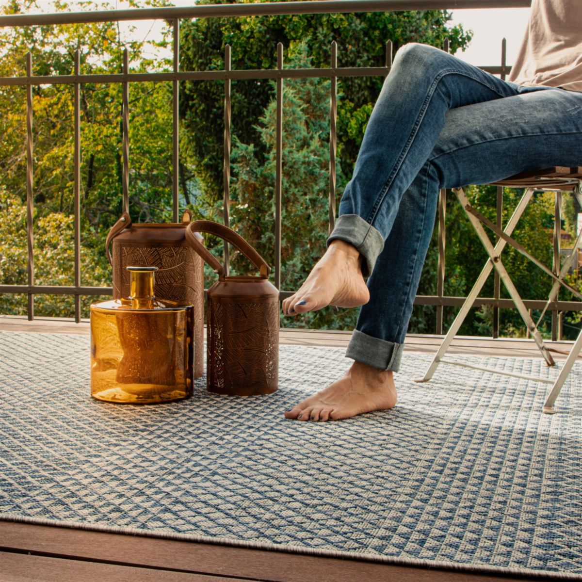 Nautic 887 Navy 160cm x 230cm Bild 2