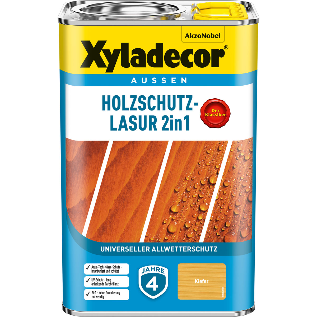 Xyladecor Holzschutz-Lasur 2in1 Kiefer 4 L