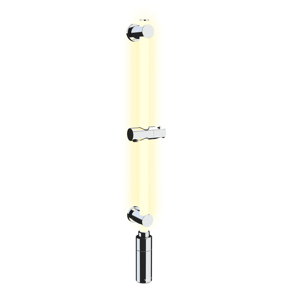 Wenko Duschstange LED beleuchtet 74 cm