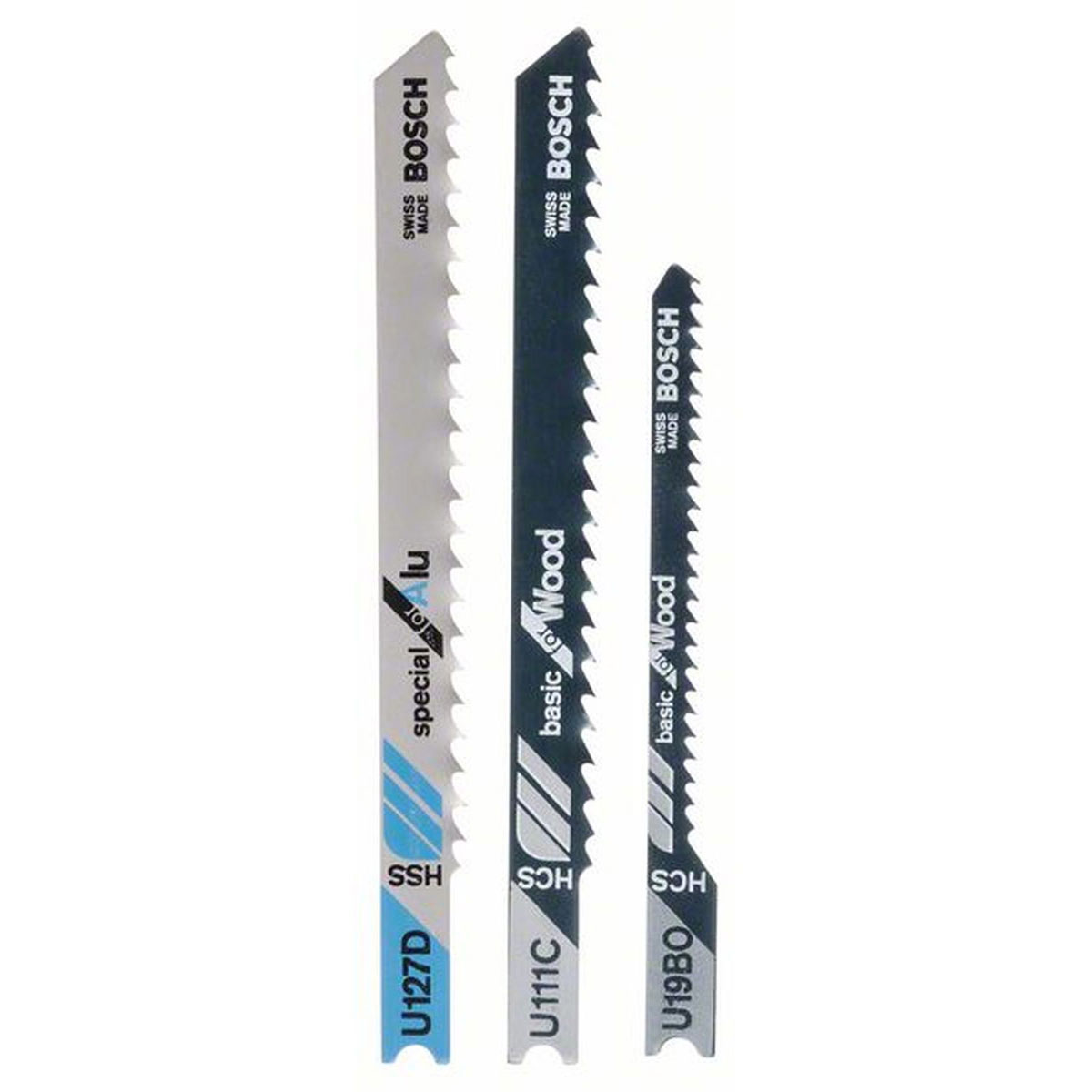 Bosch  Stichsägeblatt-Set 3-teilig U-Schaft