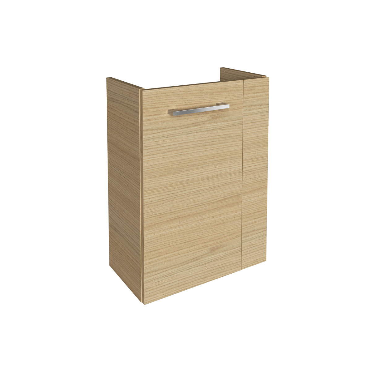 Fackelmann  Gäste-WC Waschtischunterschrank links SBC 440 x 600 x 243 mm Sandeiche Bild 1