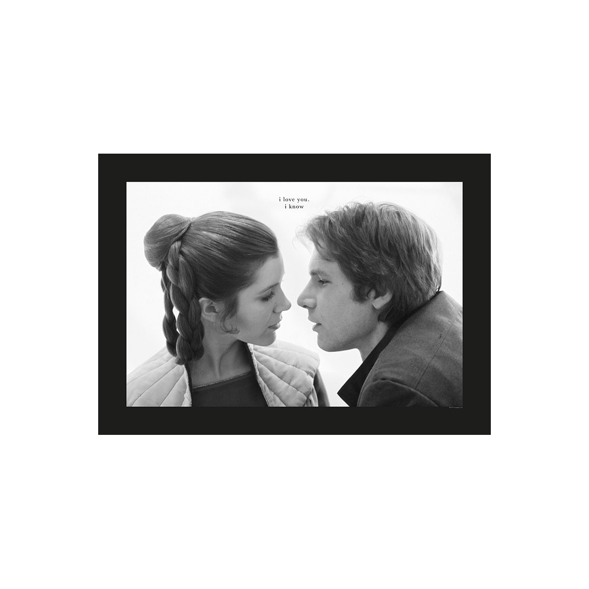 Komar  Wandbild Star Wars Classic Leia Han Love 40x30 cm Bild 2