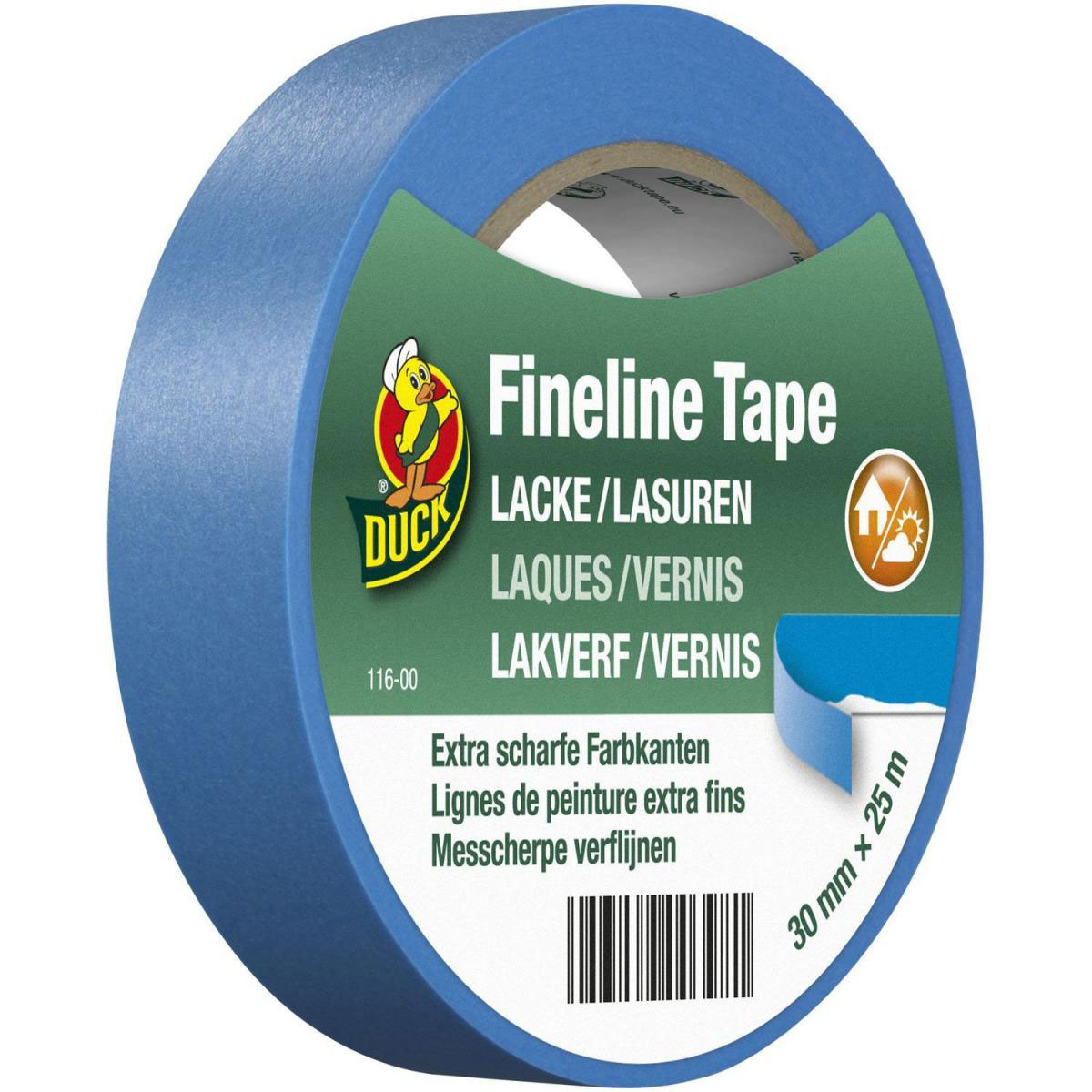 Duck Fineline Tape für Lacke und Lasuren 30 mm x 25 m