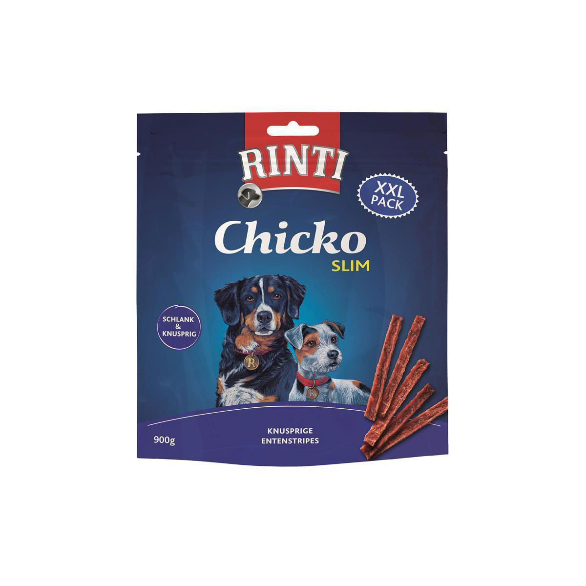 Rinti  Snack Chicko Slim Ente XXL-Pack 900g Bild 2