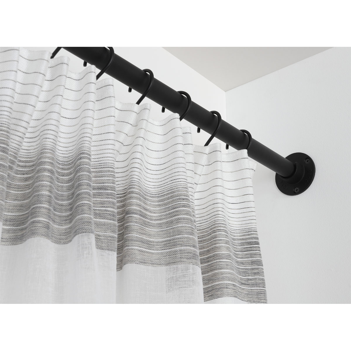 Gardinia Gardinenstange Industrial Home schwarz 2 m Bild 10