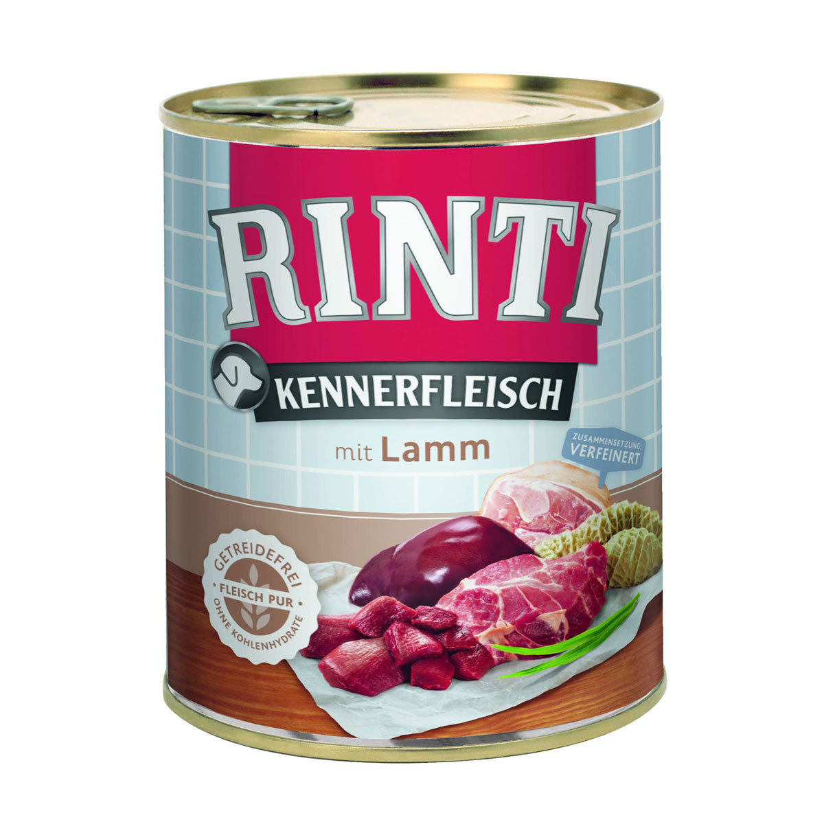 Rinti  Dose Kennerfleisch Lamm 800g