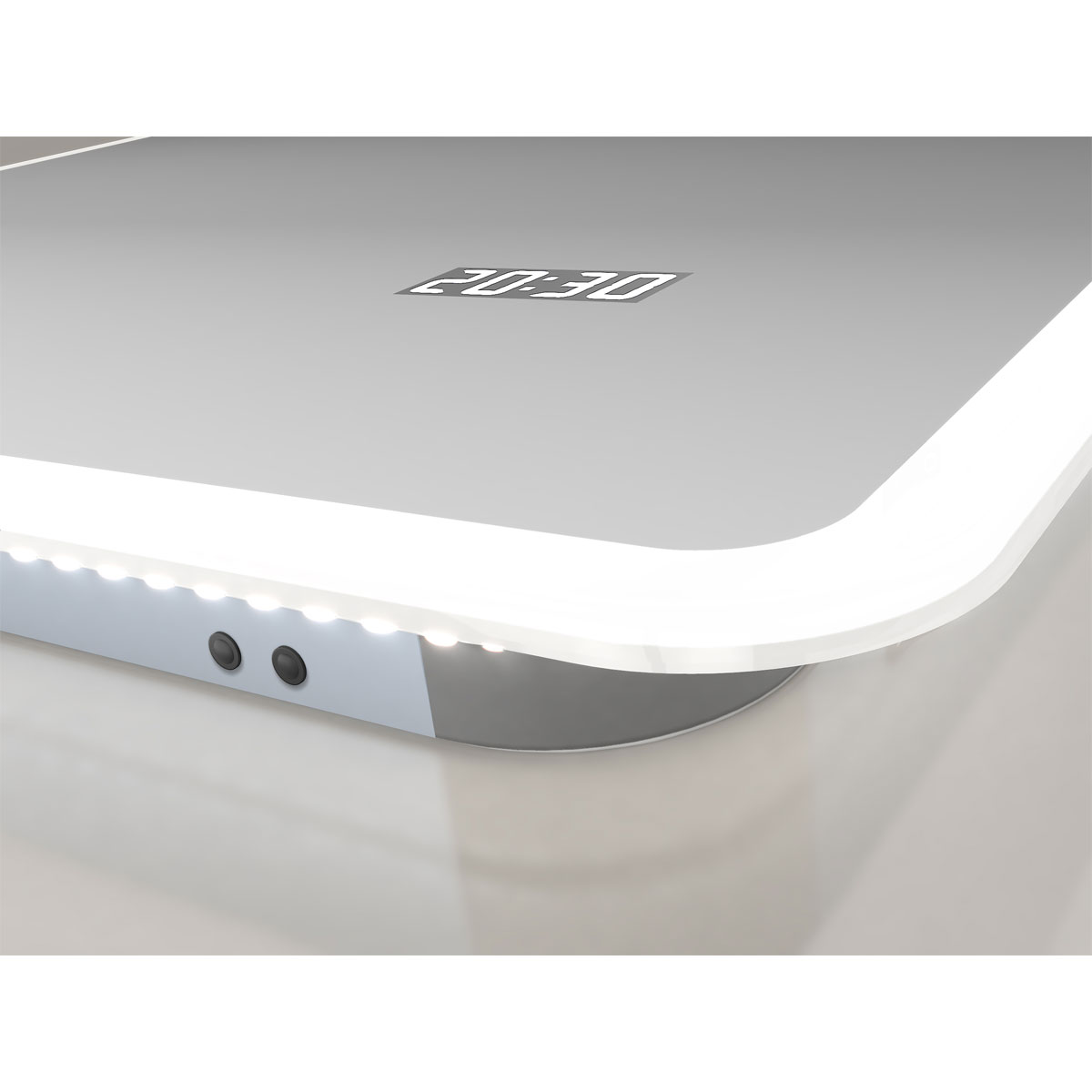 DSK  Design LED Lichtspiegel Silver Sintra 80 x 70 cm Bild 4