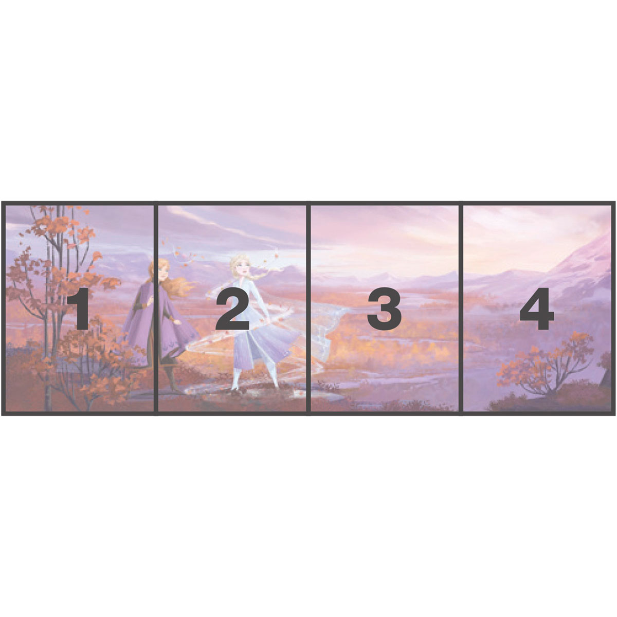 Komar  Papier Fototapete Frozen Panorama 368x127 cm Bild 3