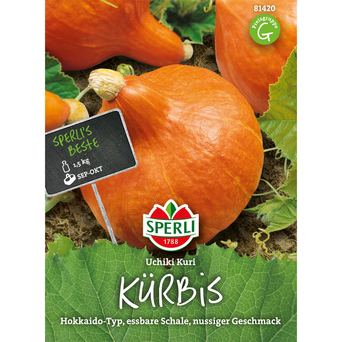 Sperli Kürbis Uchiki Kuri